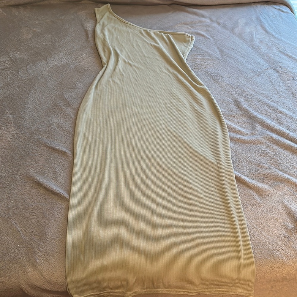 Pastel Green Midi Dress